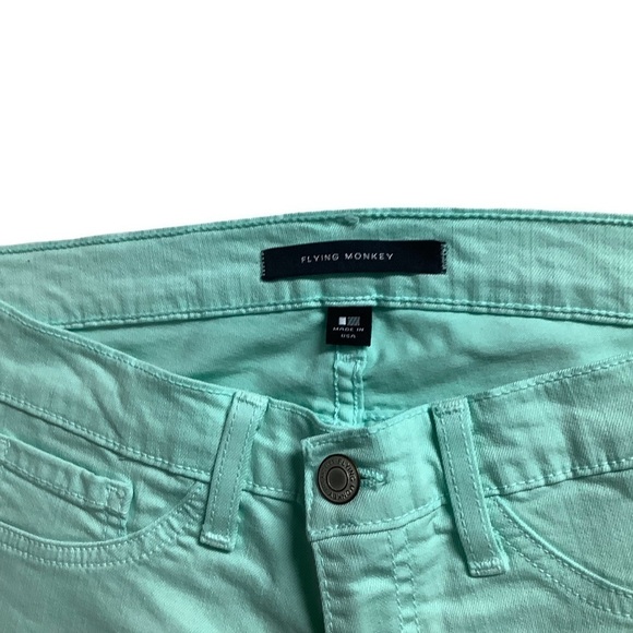 Flying Monkey Aqua Sea Foam Green Skinny Jeans Size 27 - Picture 4 of 11